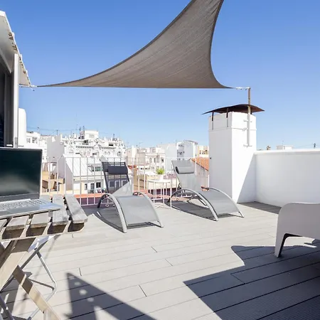 Apartment Florit Flats - Atico Oasis De Ruzafa Valencia
